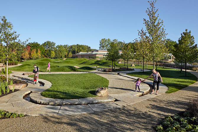 JRA_Chicago Botanic Garden Childrens Learning Campus_Runnel and Mounds